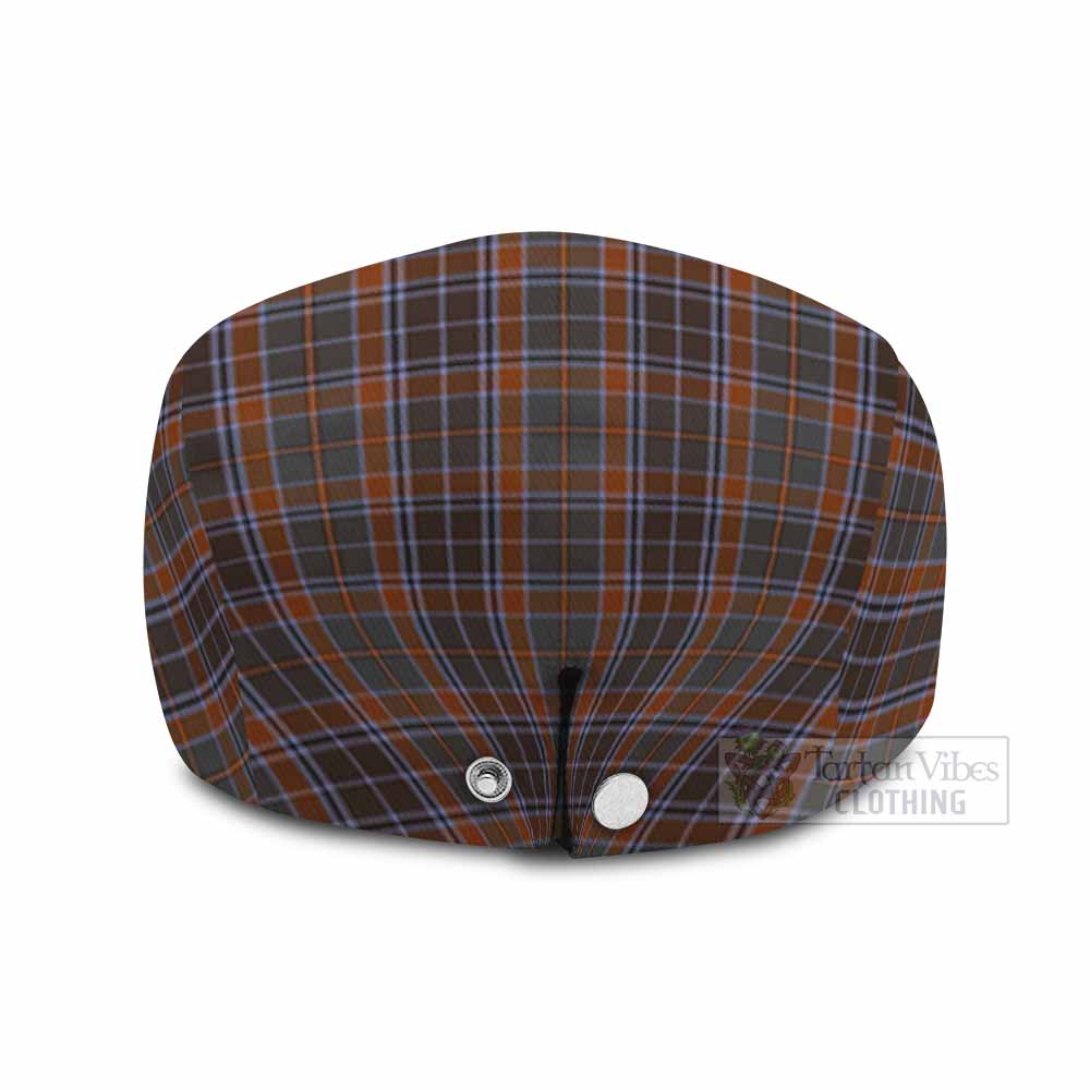 Leitrim County Ireland Tartan Jeff Cap, Tartan Flat Cap