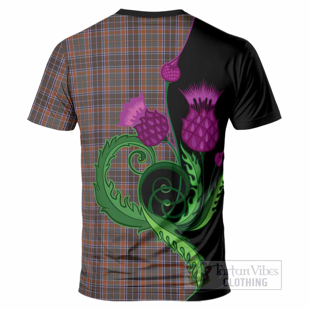 Leitrim County Ireland Tartan T-Shirt Traditional Scottish Thistle