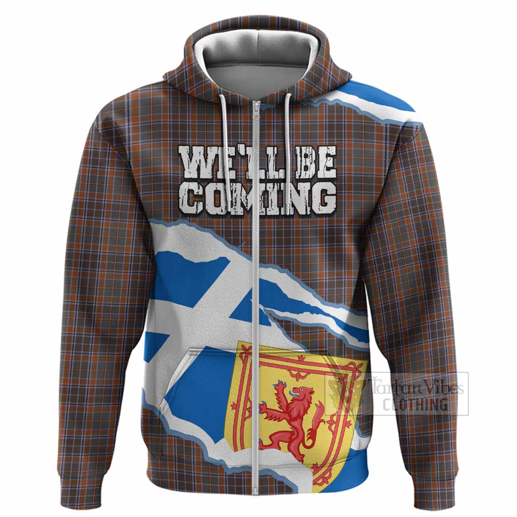Leitrim Scotland Football Tartan Hoodie We'll Be Coming