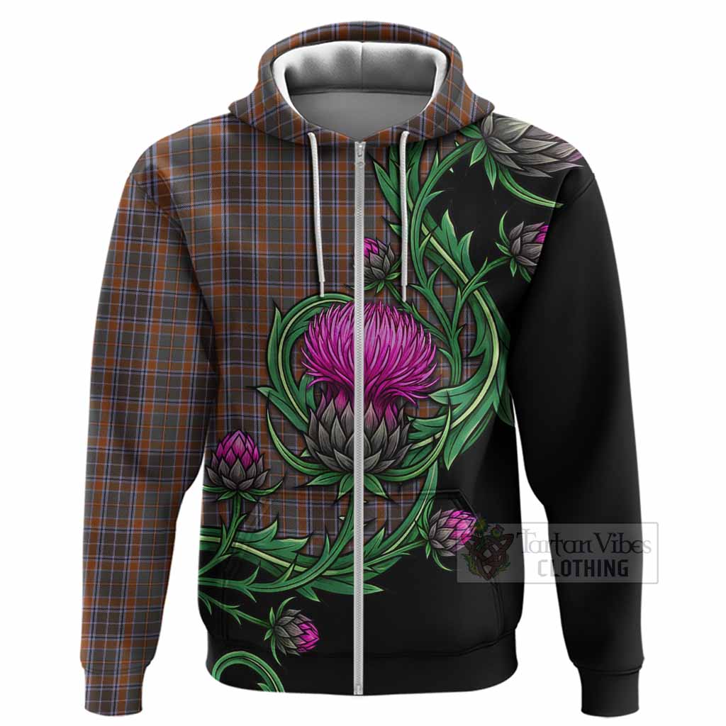 Leitrim Tartan Hoodie Resilient Scottish Thistle