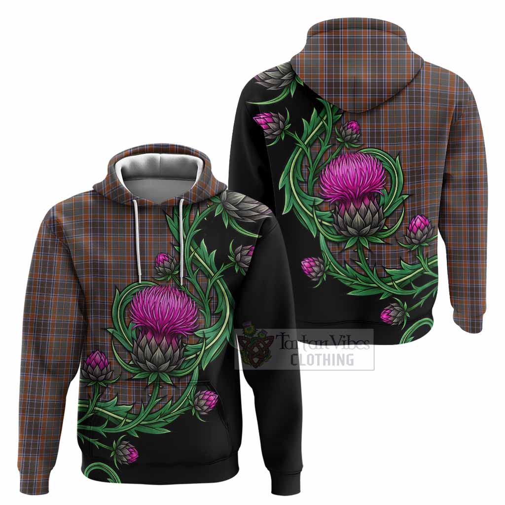 Leitrim Tartan Hoodie Resilient Scottish Thistle
