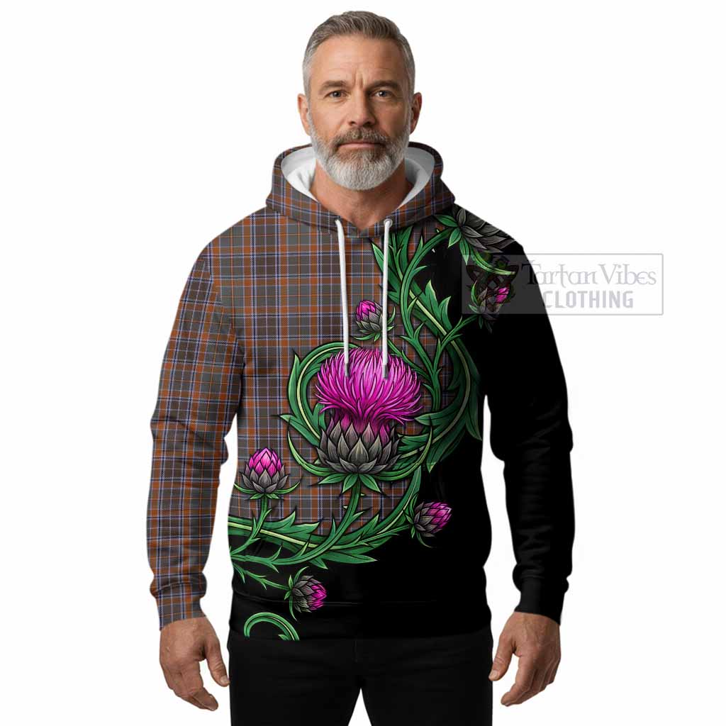 Leitrim Tartan Hoodie Resilient Scottish Thistle
