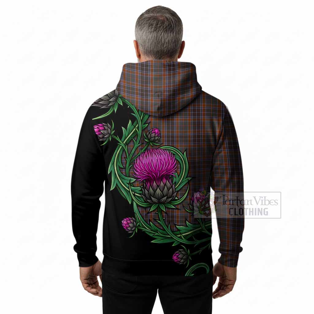 Leitrim Tartan Hoodie Resilient Scottish Thistle