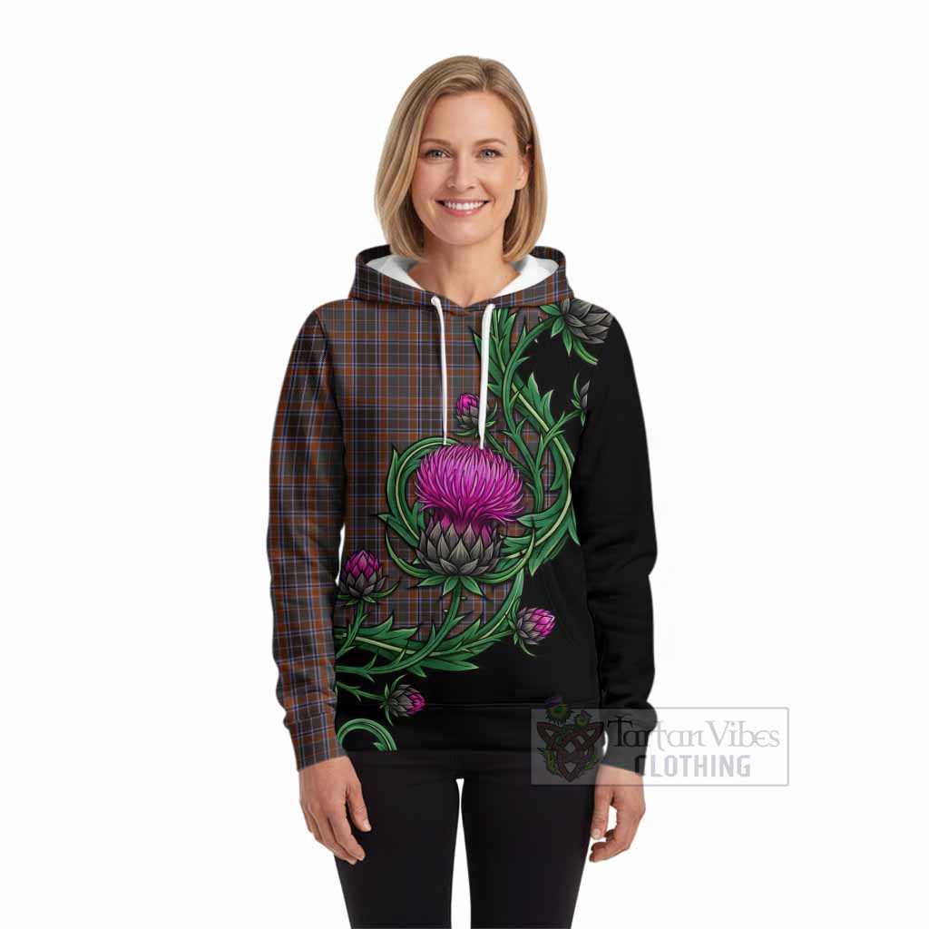 Leitrim Tartan Hoodie Resilient Scottish Thistle