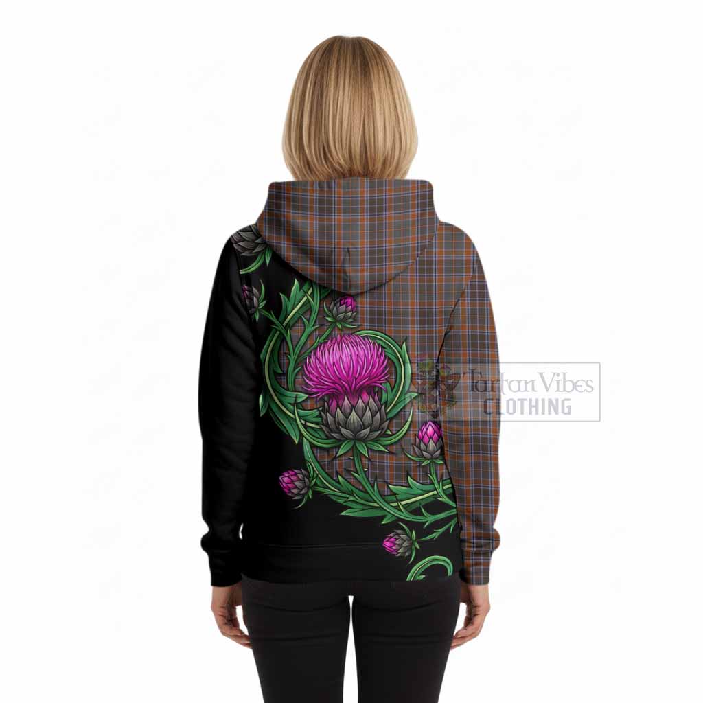 Leitrim Tartan Hoodie Resilient Scottish Thistle