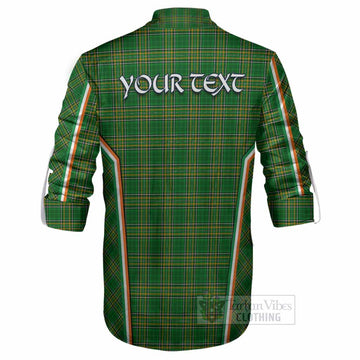 Leman Irish Clan Coat of Arm Tartan Ghillie Shirt Flag Style