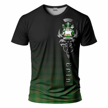 Tartan Vibes Clothing Lennon Irish Clan T-Shirt with Coat of Arms Erin Go Bragh Celtic Inspired