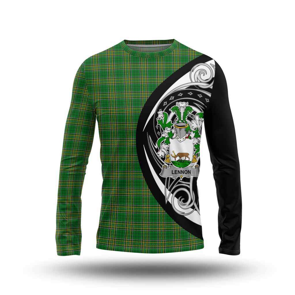 Lennon Irish Clan Long Sleeve T-Shirt Celtic Circle Style Unisex - Tartan Vibes Clothing