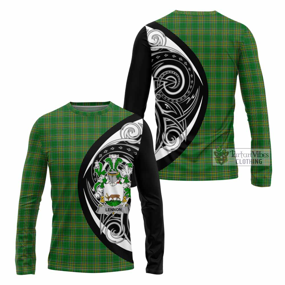 Lennon Irish Clan Long Sleeve T-Shirt Celtic Circle Style - Tartan Vibes Clothing