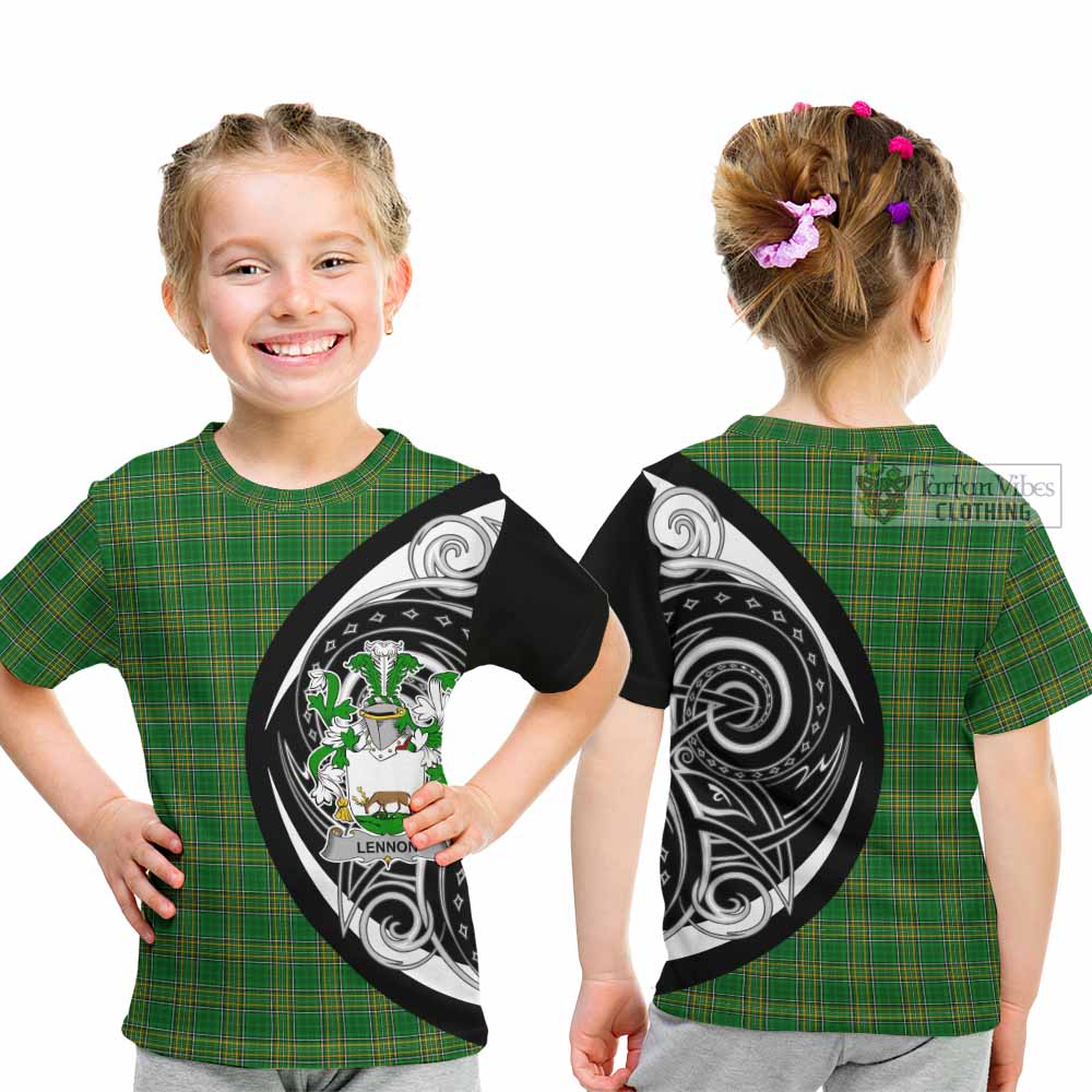 Lennon Irish Clan Kid T-Shirt Celtic Circle Style - Tartan Vibes Clothing