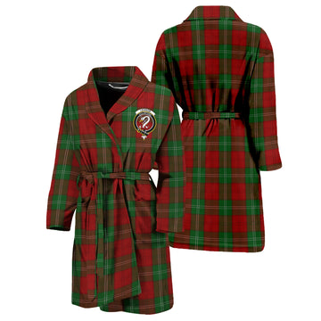 Lennox Tartan Bathrobe with Family Crest