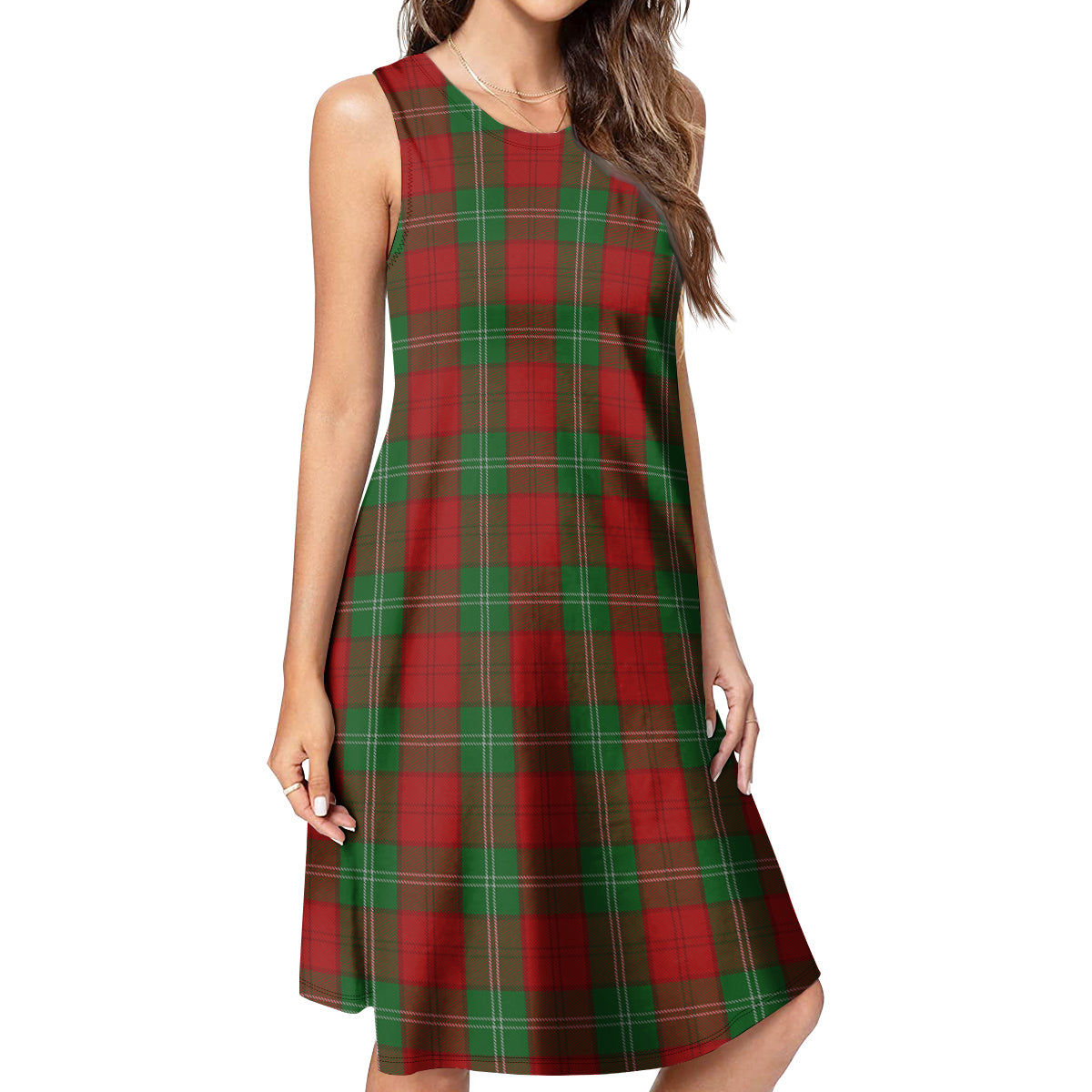 Lennox Tartan Womens Casual Dresses - Tartanvibesclothing