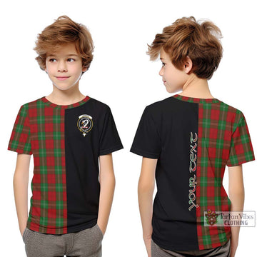 Lennox Tartan Kid T-Shirt with Family Crest and Half Of Me Style