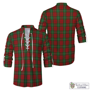 Tartan Vibes Clothing Lennox Tartan Men's Scottish Traditional Jacobite Ghillie Kilt Shirt