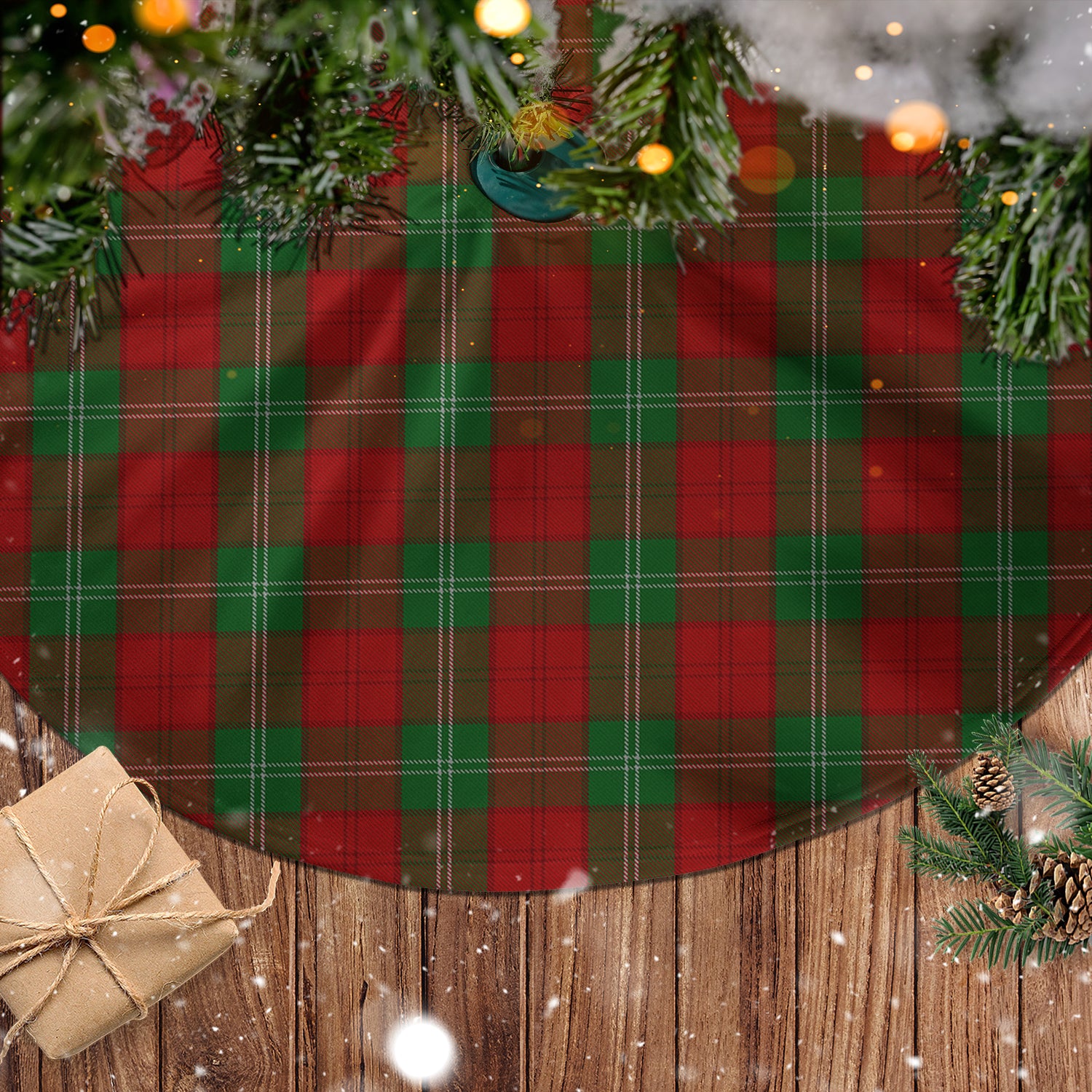 Lennox Tartan Christmas Tree Skirt - Tartanvibesclothing