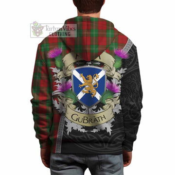 Lennox Tartan Family Crest Hoodie Lion Rampant Royal Thistle Shield Celtic Inspired
