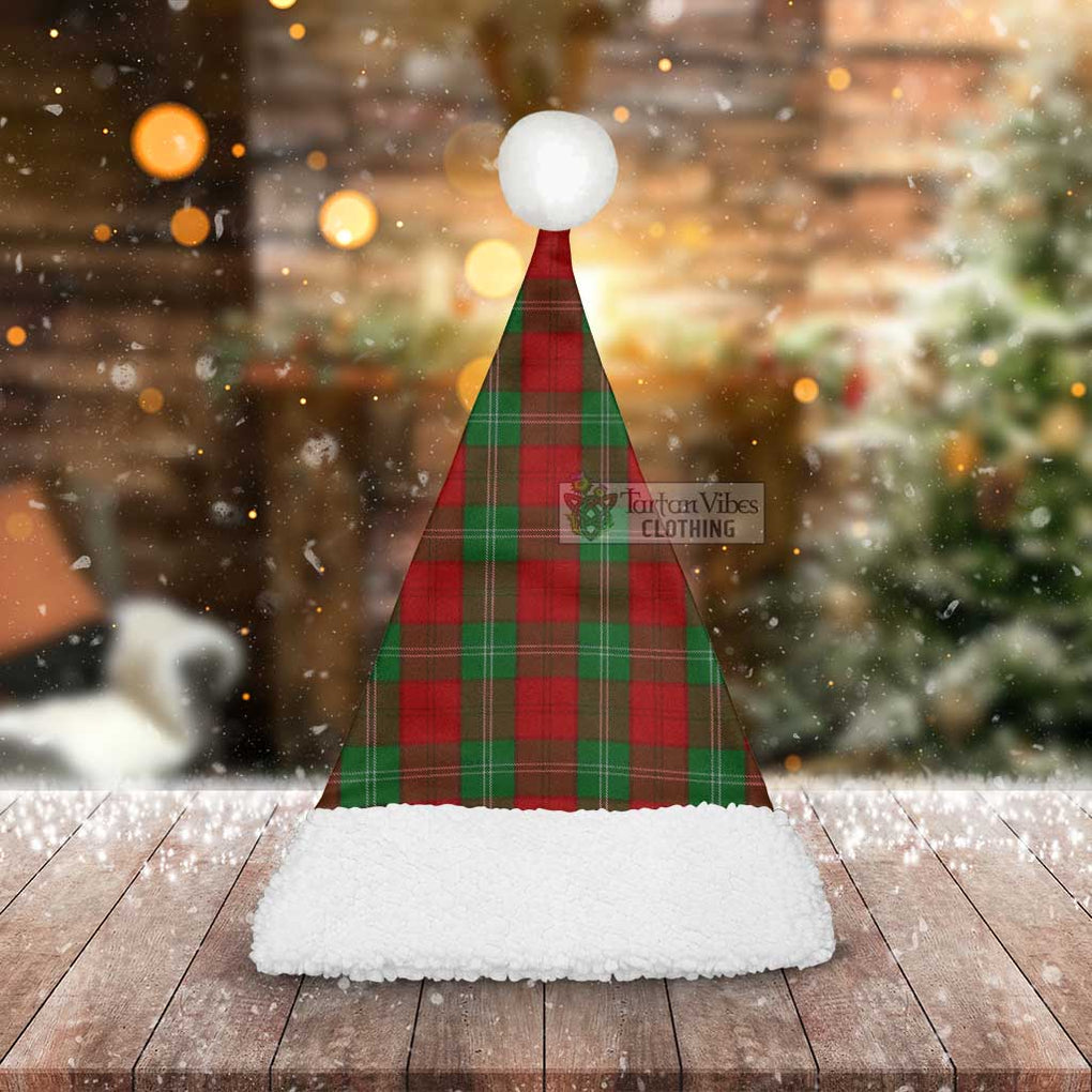 Tartan Vibes Clothing Lennox Tartan Christmas Santa Hats