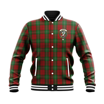 Lennox Tartan Baseball Jacket with Family Crest