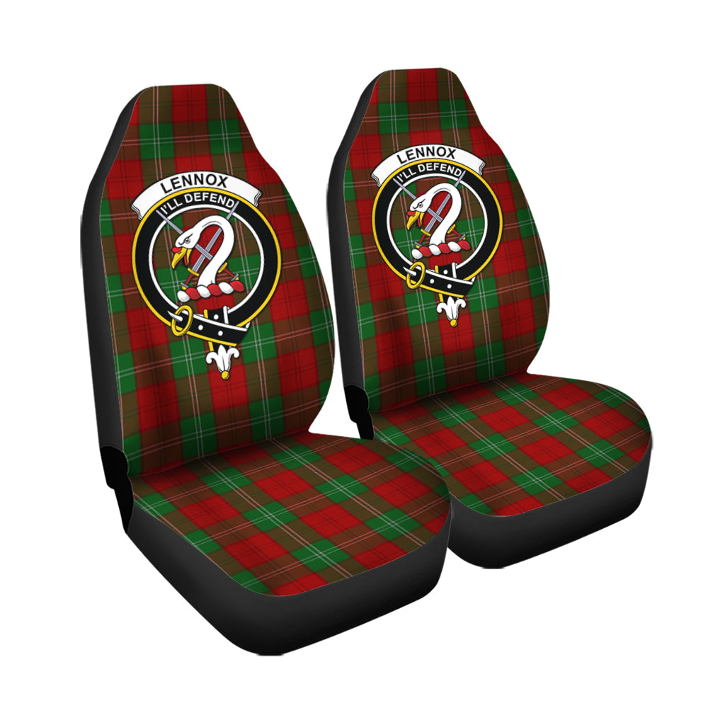 Lennox Tartan Car Seat Cover with Family Crest - Tartanvibesclothing