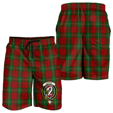 Lennox Tartan Mens Shorts with Family Crest