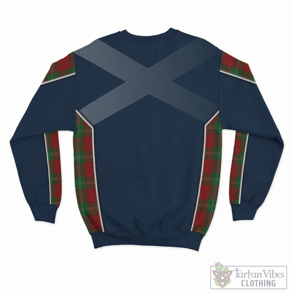 Tartan Vibes Clothing Lennox Tartan Sweater with Family Crest and Lion Rampant Vibes Sport Style