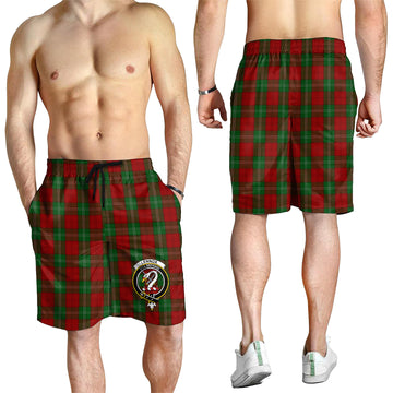 Lennox Tartan Mens Shorts with Family Crest