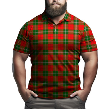 Lennox Modern Tartan Mens Polo Shirt