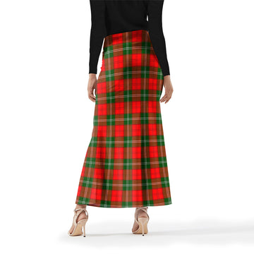 Lennox Modern Tartan Womens Full Length Skirt