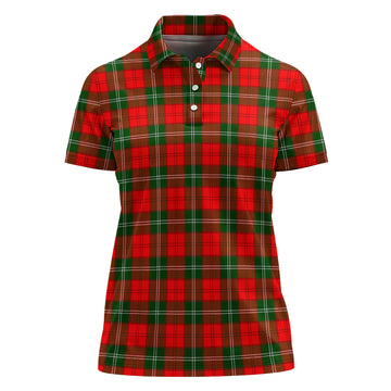 Lennox Modern Tartan Polo Shirt For Women
