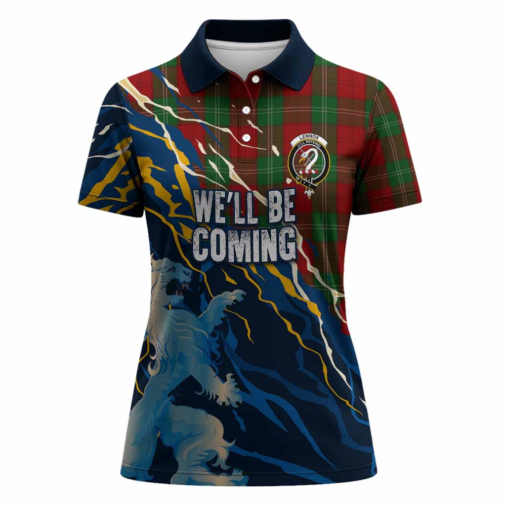 Lennox Scotland Tartan Women Polo Shirt WC2026 Football - We'll Be Coming