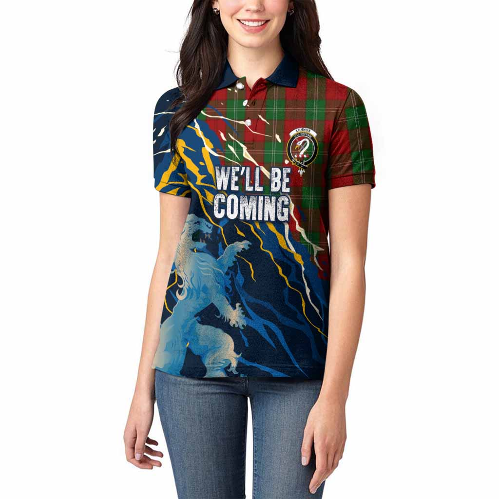 Lennox Scotland Tartan Women Polo Shirt WC2026 Football - We'll Be Coming