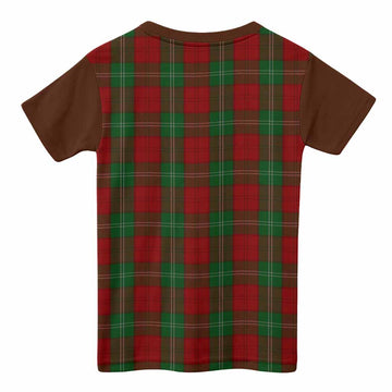 Lennox Tartan Accent Kid T-shirt with Family Crest
