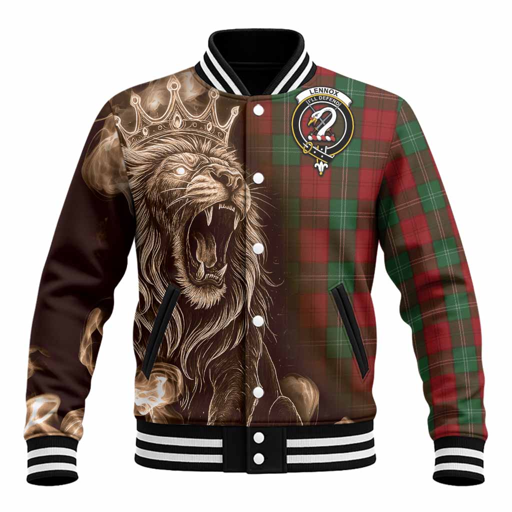 Lennox Tartan Baseball Jacket Roaring Lion Heritage