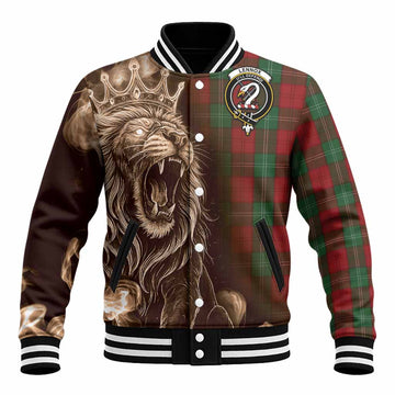 Lennox Tartan Baseball Jacket Roaring Lion Heritage