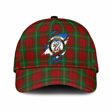 Lennox Tartan Classic Cap with Family Crest In Me Style