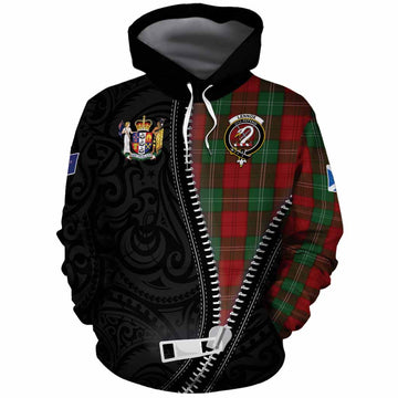 Lennox Tartan Cotton Hoodie New Zealand Pattern Unique Zipper Stylized