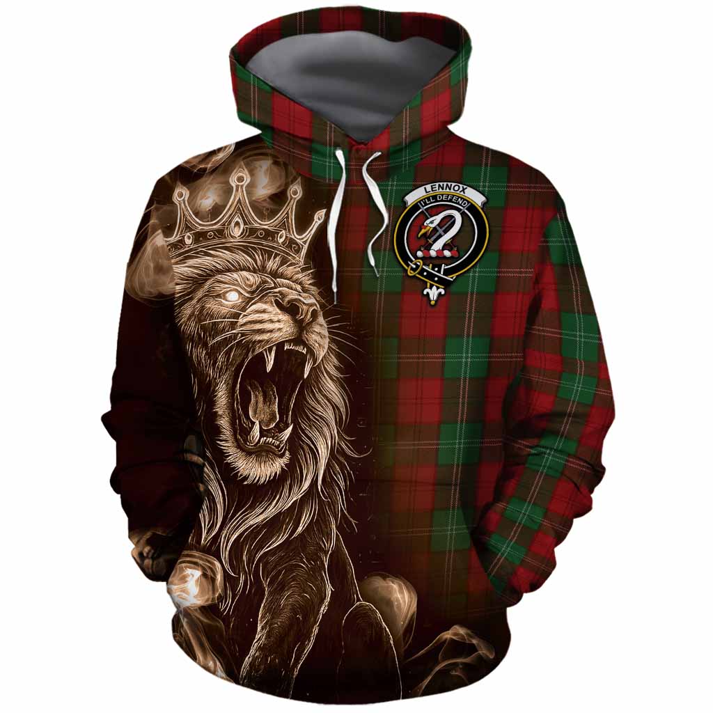 Lennox Tartan Cotton Hoodie Roaring Lion Heritage