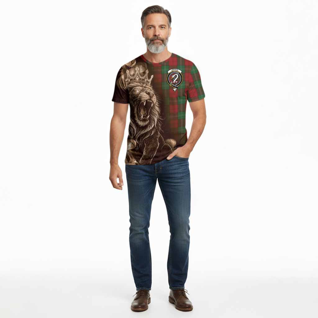 Lennox Tartan Cotton T-shirt Roaring Lion Heritage