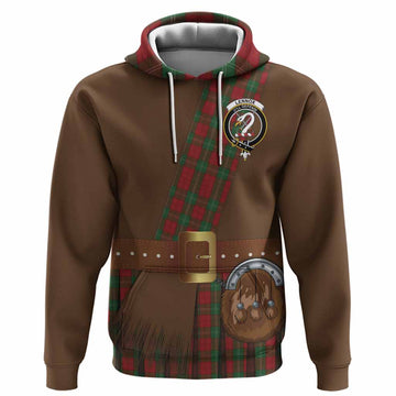 Lennox Tartan Crest Hoodie Kilt Costume Style