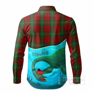 Lennox Tartan Crest Long Sleeve Button Shirts Nessie Under Water