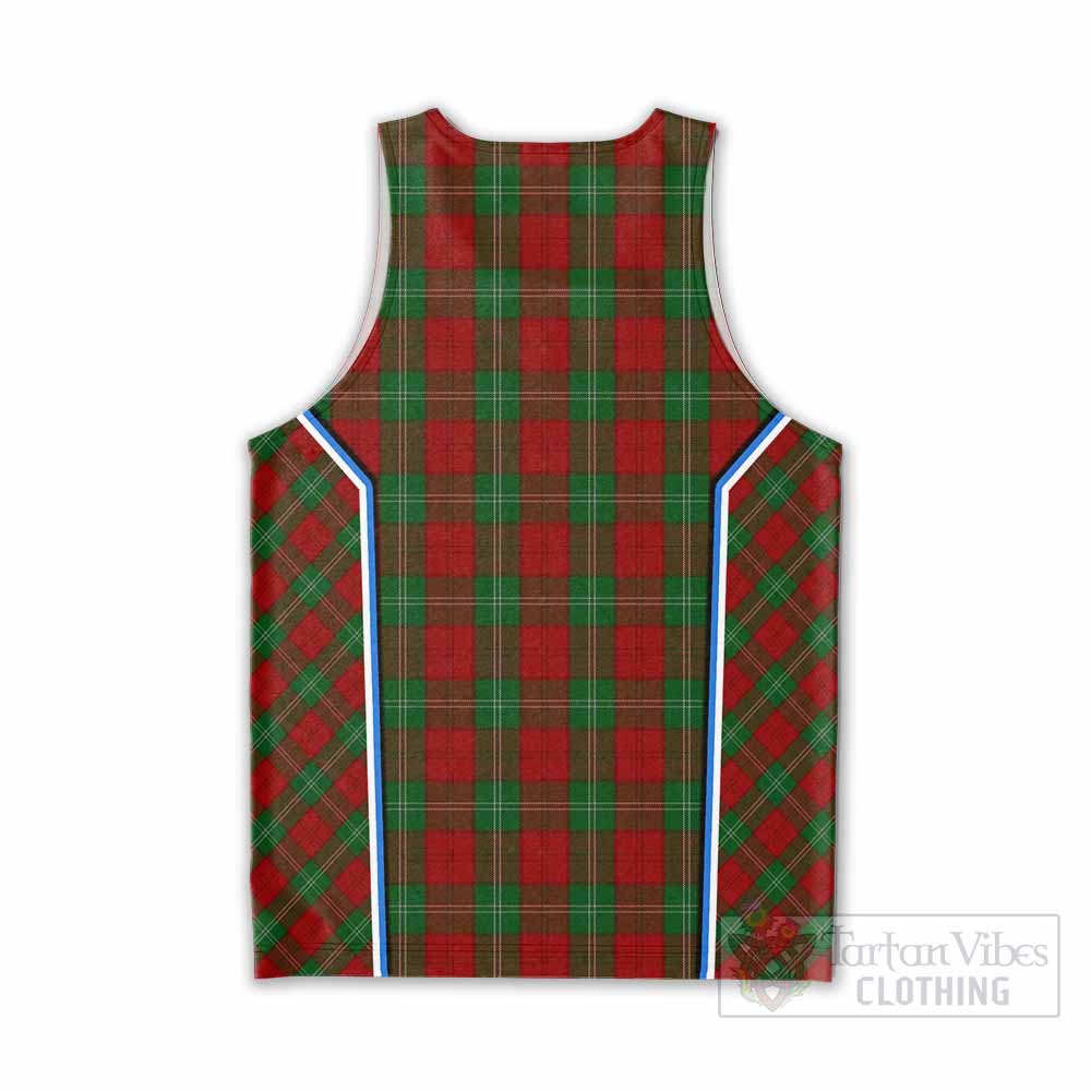 Lennox Tartan Crest Men Tank Top Scotland Coat of Arm Flag Style - Tartan Vibes Clothing