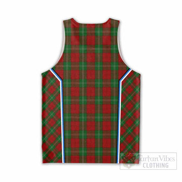 Lennox Tartan Crest Men Tank Top Scotland Coat of Arm Flag Style