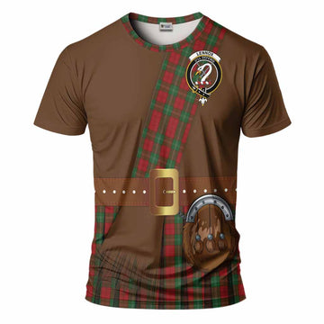 Lennox Tartan Crest T-Shirt Kilt Costume Style