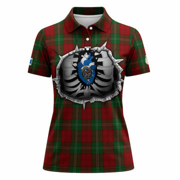 Lennox Tartan Crest Women Polo Shirt Scotland In My Veins