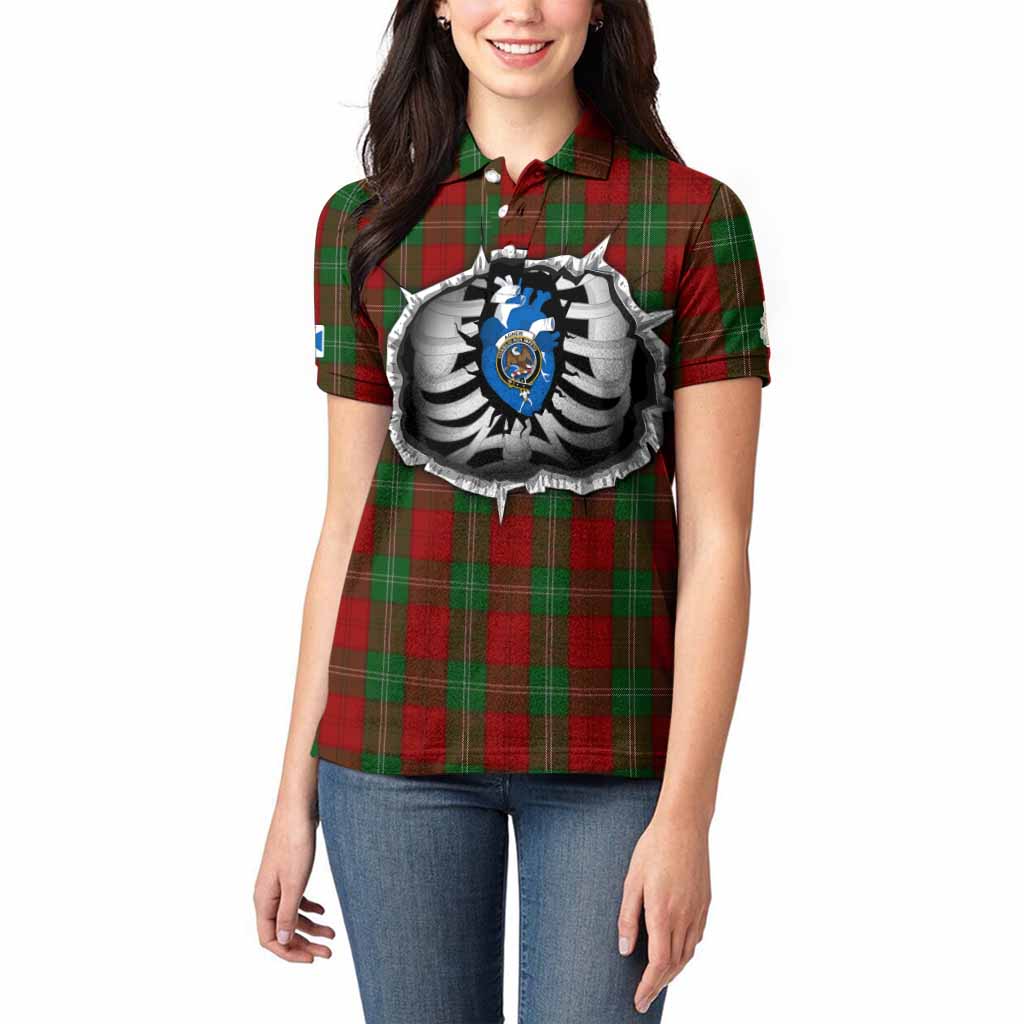 Lennox Tartan Crest Women Polo Shirt Scotland In My Veins