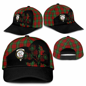 Lennox Tartan Family Crest Classic Cap Scotland Thistle Floral Flag Style