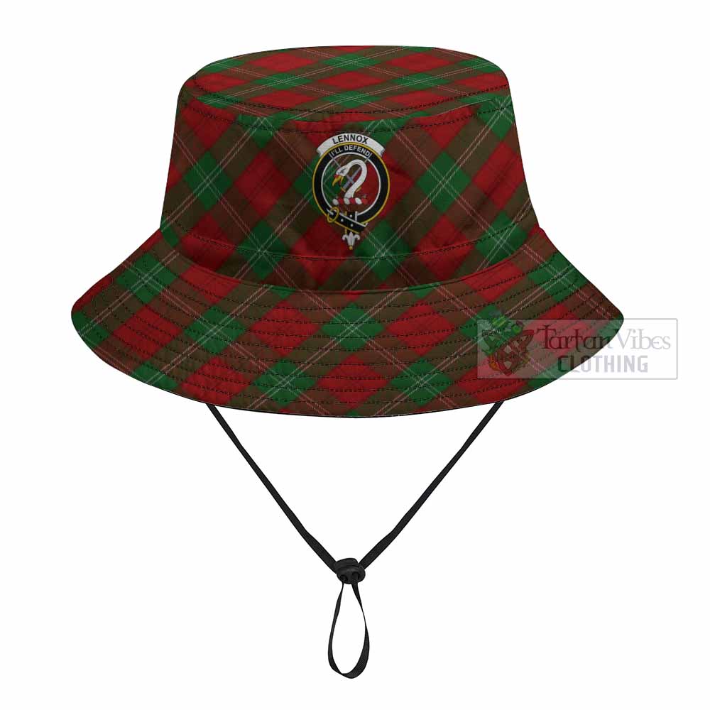Lennox Tartan Fishing Hat with Family Crest