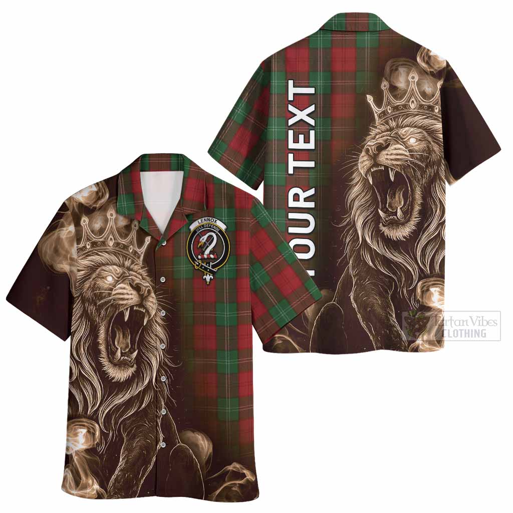 Lennox Tartan Hawaiian Shirt Roaring Lion Heritage