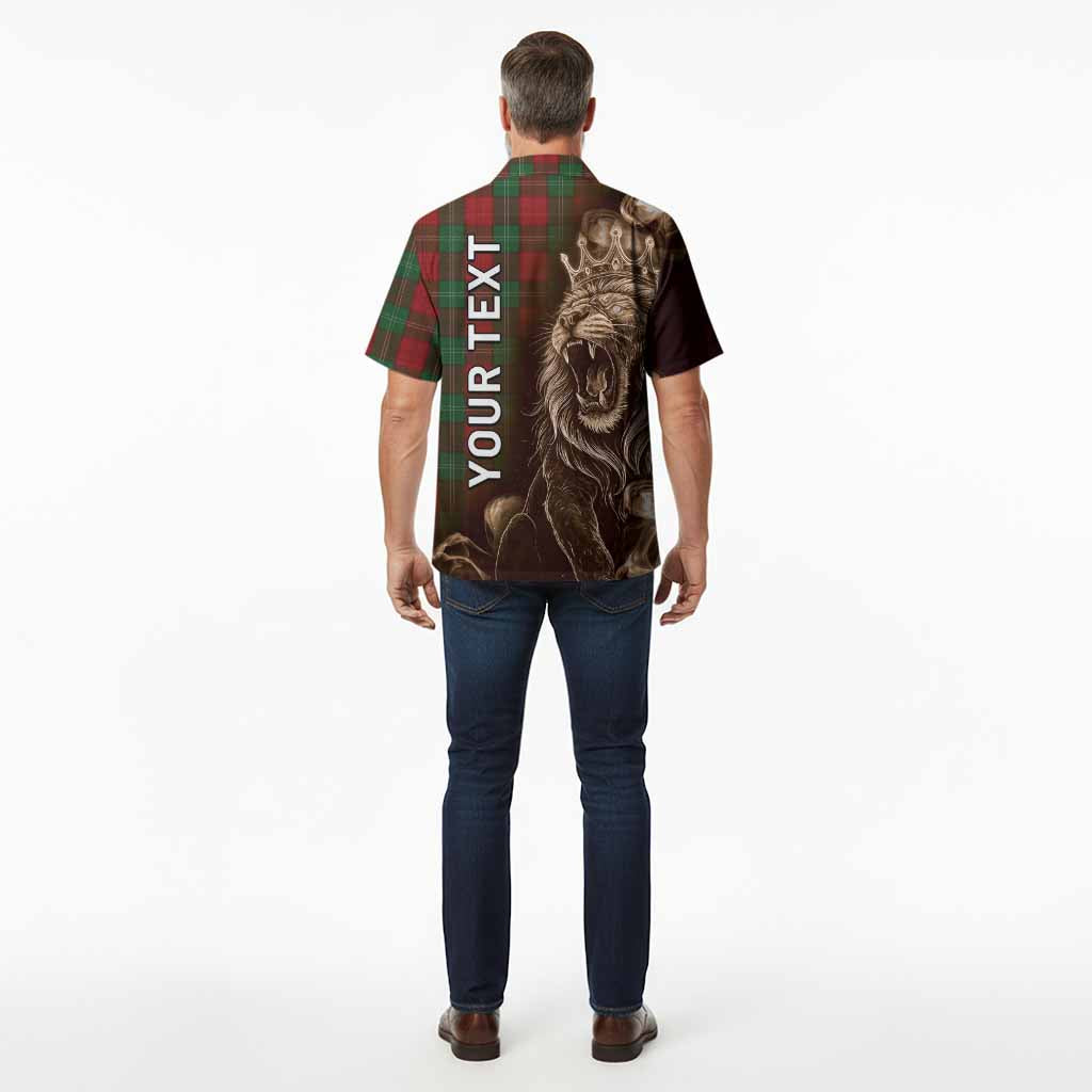 Lennox Tartan Hawaiian Shirt Roaring Lion Heritage