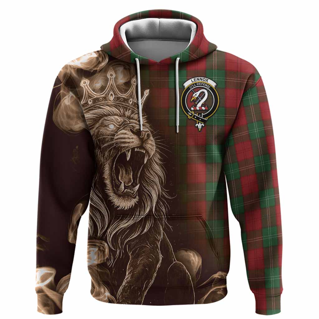 Lennox Tartan Hoodie Roaring Lion Heritage